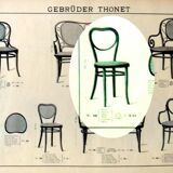 Thonet chair No. 28 sitting wood, circa 1900