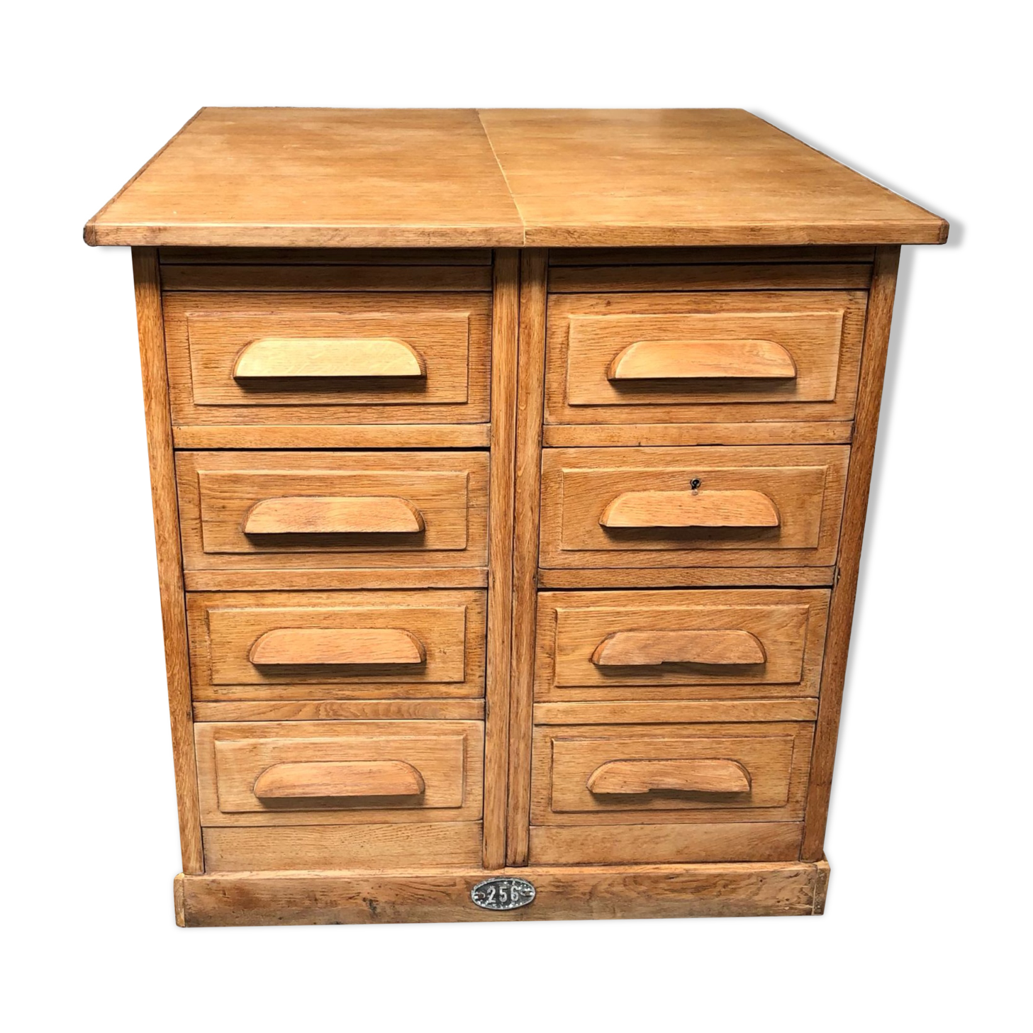 Ancien meuble de métiers chêne