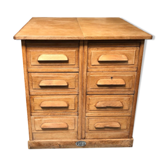 Ancien meuble de métiers chêne