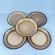 Set of 5 semi-deep plates Salins, 20th century