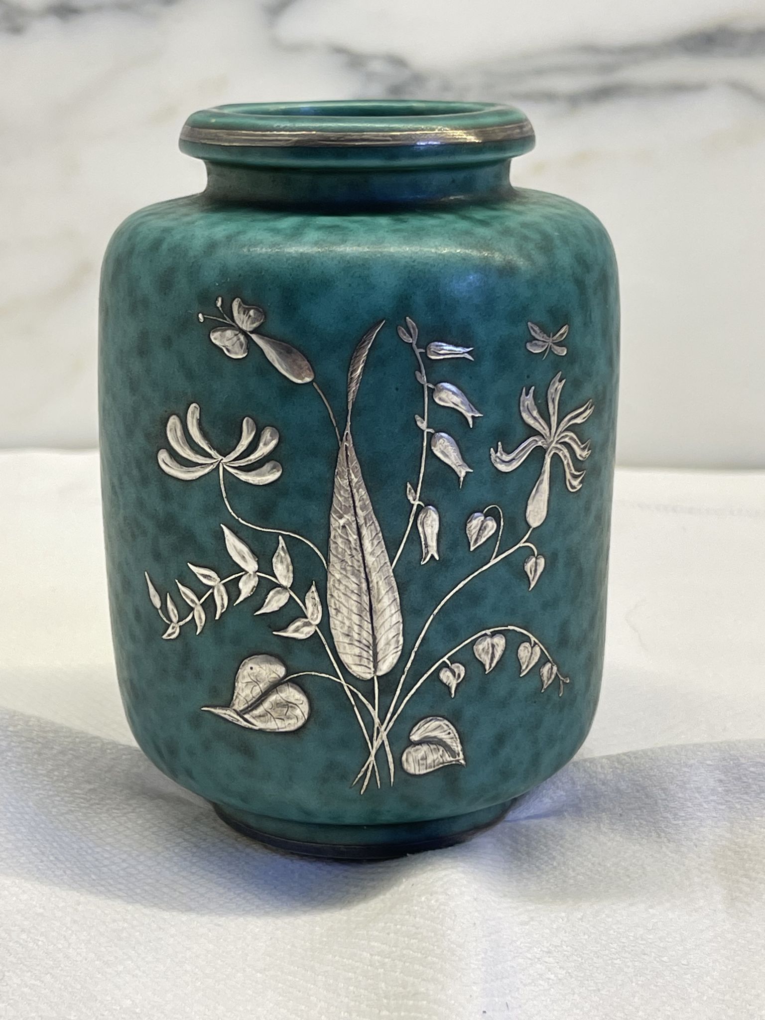 Vase Gustavsberg Argenta Wilhelm Kage