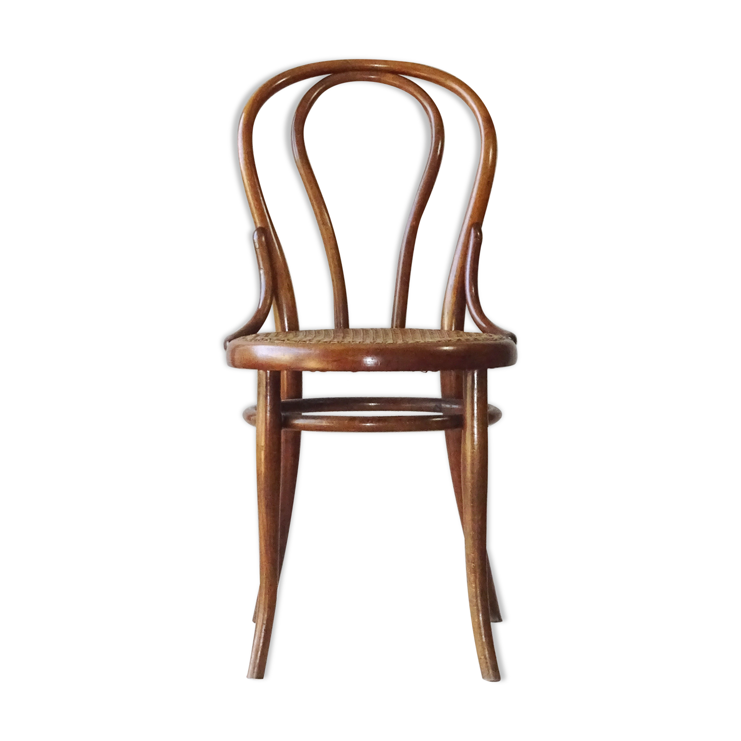 Wooden-curved chair of THONET N°18 around 1885 original condition