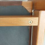 Set of 6 "Gorgoni" chairs in solid elm – Roche Bobois