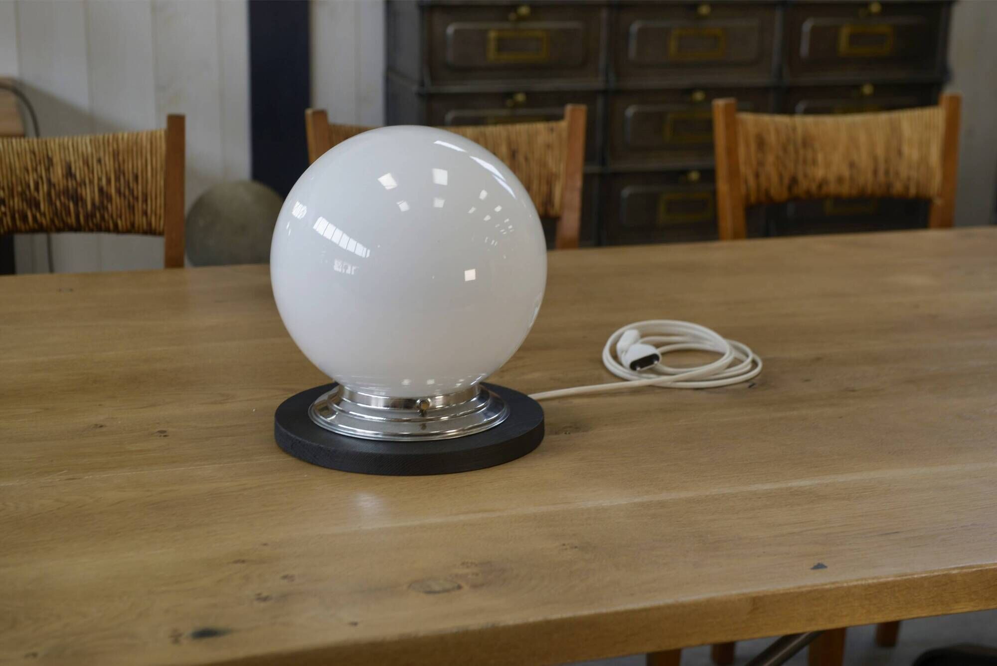 Table lamp "Moon" Art Deco 1930s