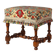Early 20th Century Wood & Fabric footstool, France