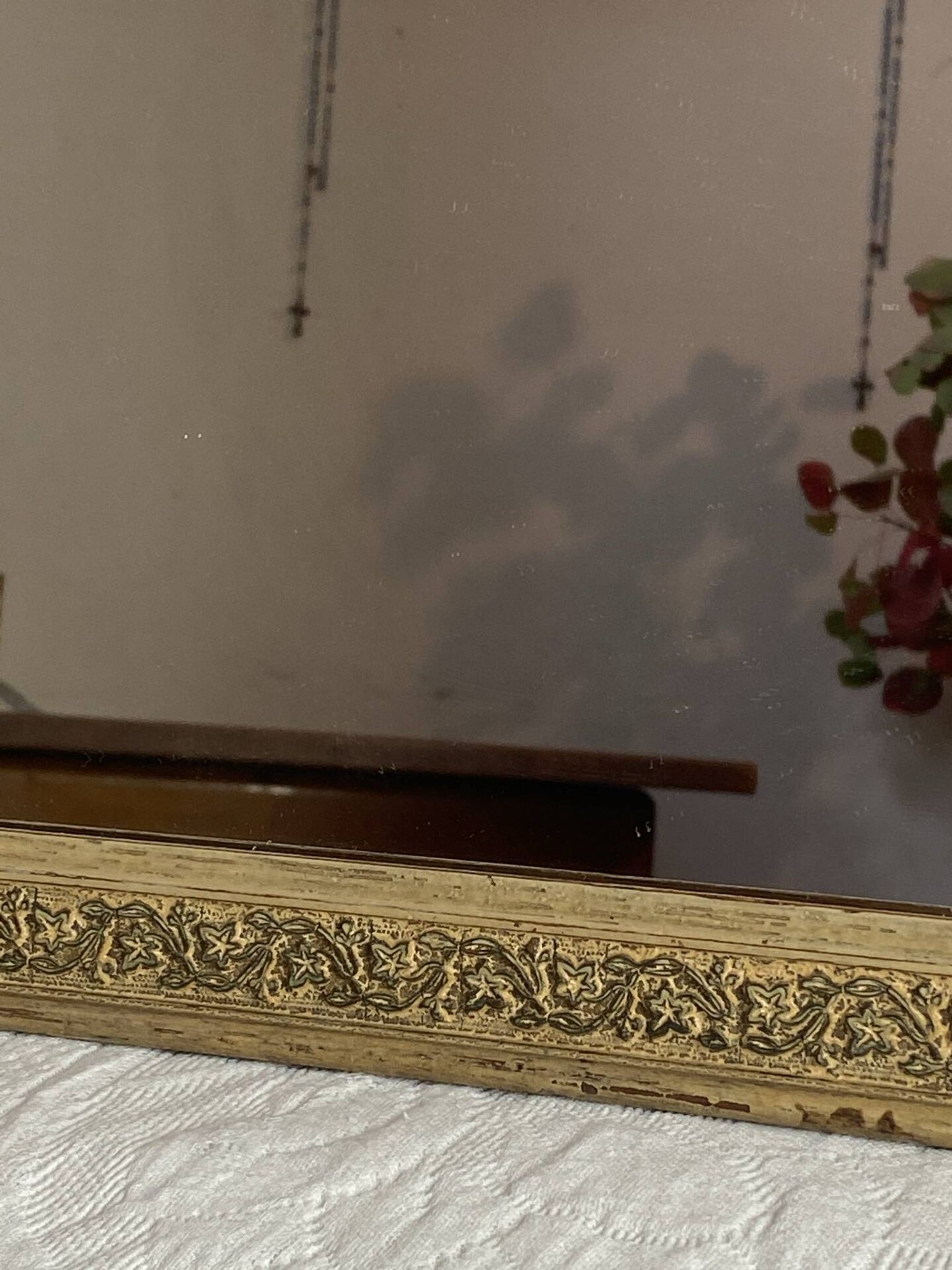 Miroir en bois et stuc, Napoléon  III 