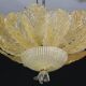 Abu Dhabi, Murano Glass Gold Flush Mount, 1970s