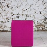 Pink wool armchair, 1970