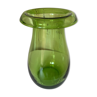 Large Ikea Green Glass Vase by Maria Vinka 1999