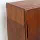Teak highboard by Jensen & Mølholm (Denmark, 1960s).