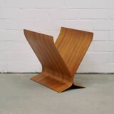 Vintage wooden magazine rack umbra