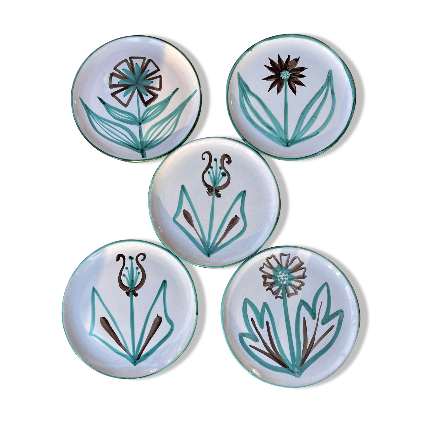 Set of 5 plates Robert Picault