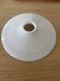 Vintage bell lampshade for suspension in white opaline.