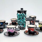 Fat lava coffee set from the 60s