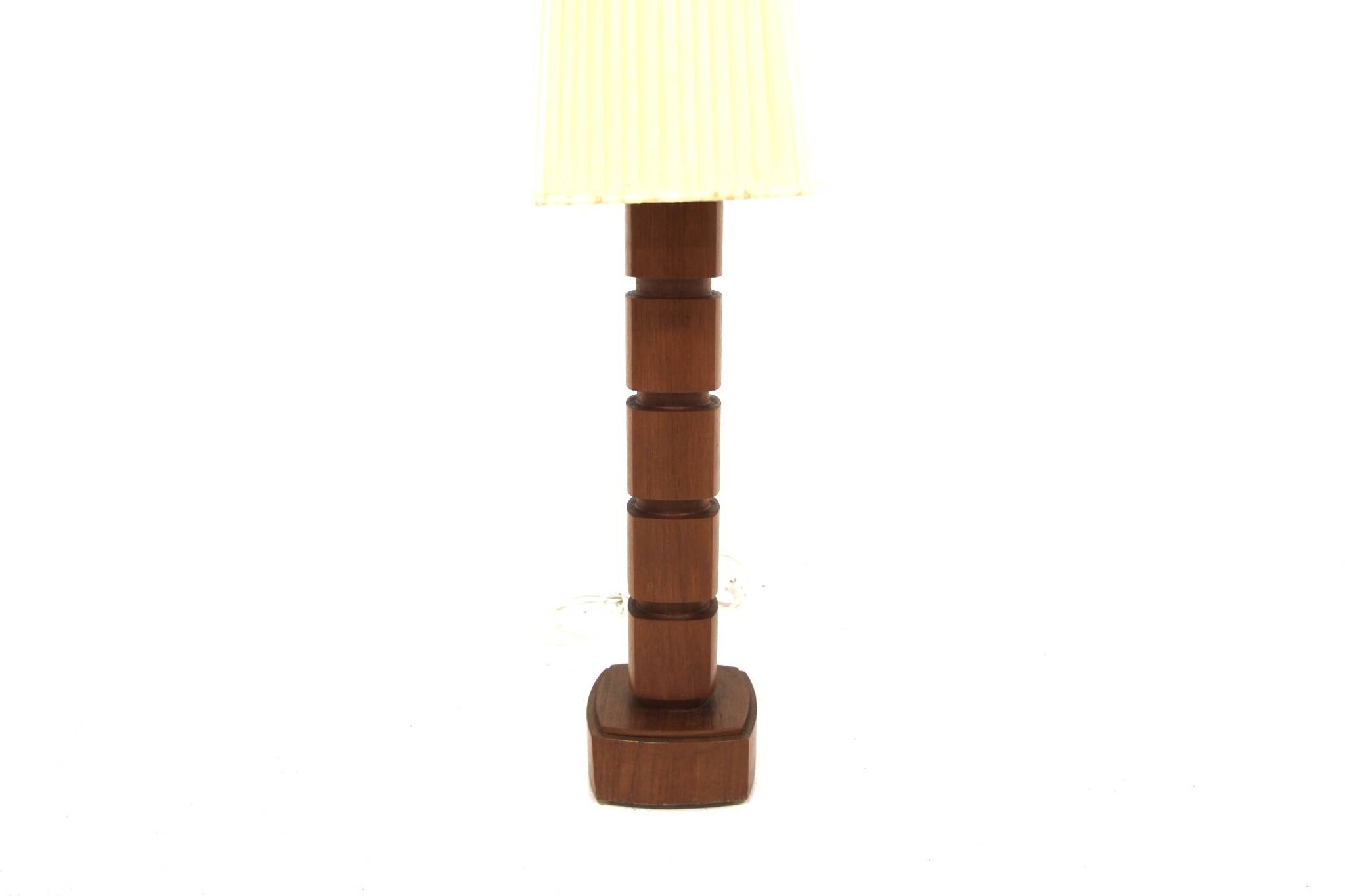 Scandinavian teak floor lamp, Möllers Armaturfabrik, Eskilstuna, Sweden, 1960