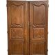 Pair of 19th-century oak cupboard doors