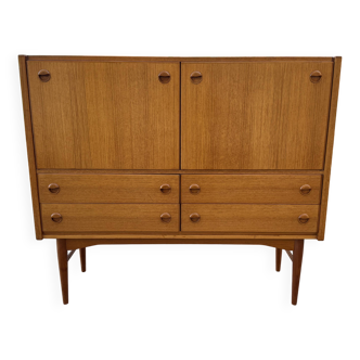 Buffet Haut Bar scandinave Teck Année 70