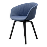 HAY AAC23 chair in dark blue fabric