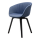 HAY AAC23 chair in dark blue fabric