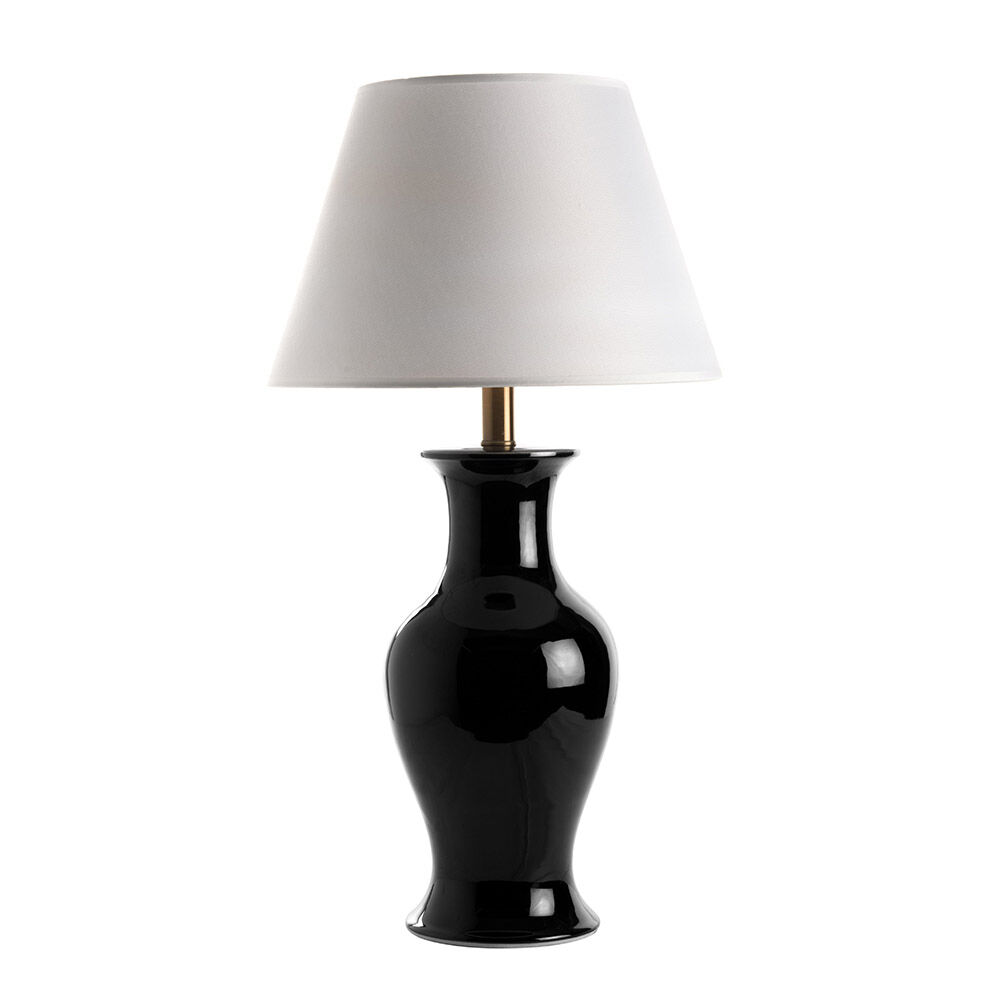 Base lamp vase black