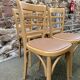Set of 6 Brasserie bistro chairs bentwood bistro chair shabby chic baumann