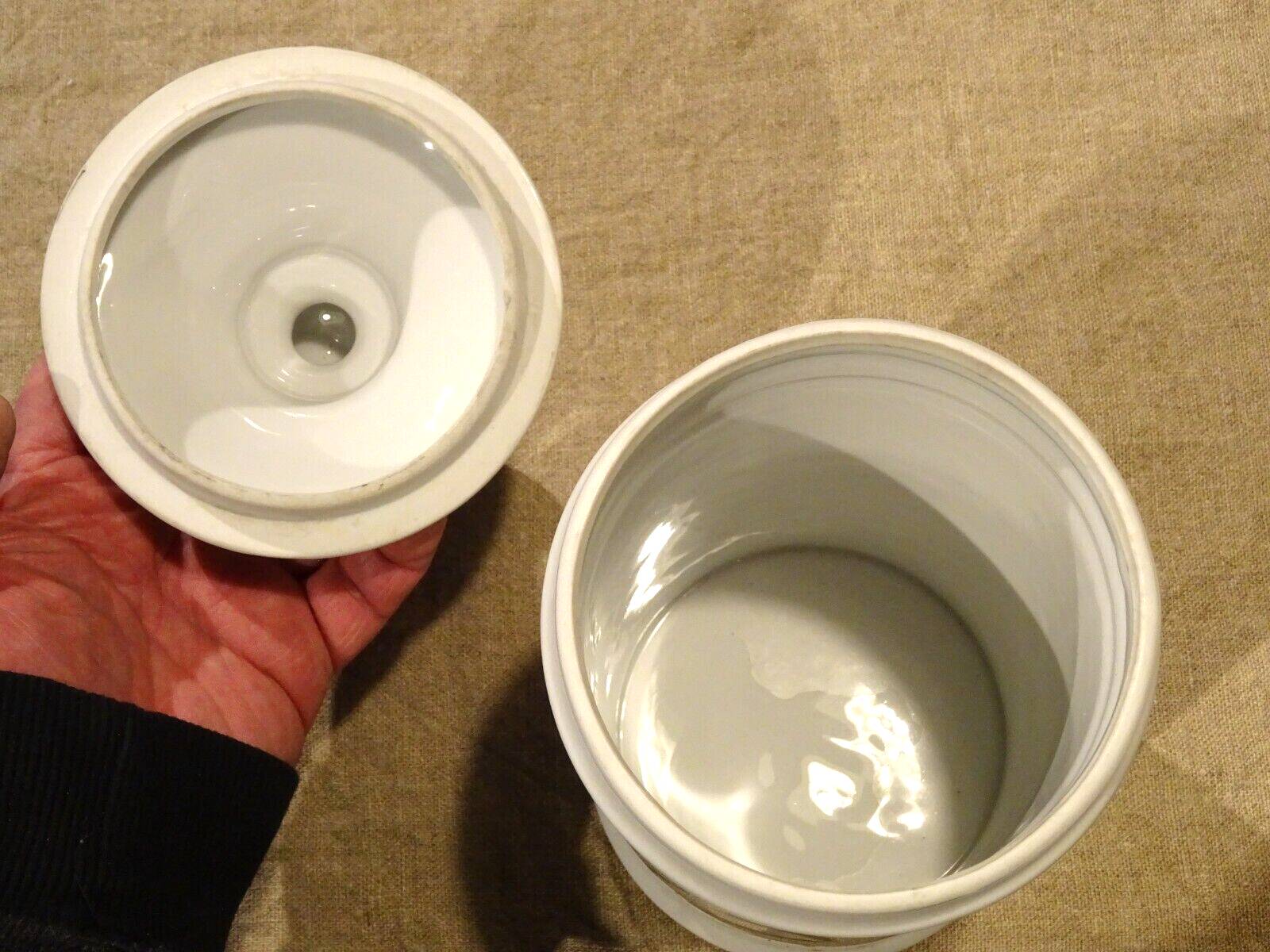 Porcelain medicine jar creations Deshoulieres Passiflora Punica granatum
