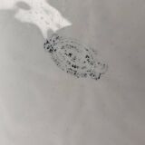 Plat en faience de Creil et Montereau - Leboeuf Milliet XIXeme Décor floral