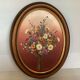 Tableau bouquet de fleurs signé Magda Verschaeve