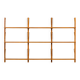 Danish mid century teak shelving unit, 1960s