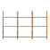 Danish mid century teak shelving unit, 1960s