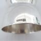 Christofle Gallia egg cup in silver metal