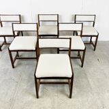 Wenge wooden dining chairs by Spectrum, 1970s