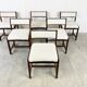 Wenge wooden dining chairs by Spectrum, 1970s