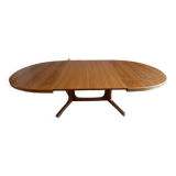 Baumann oval elm table 1970s
