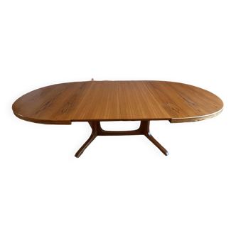 Baumann oval elm table 1970s