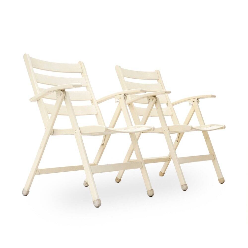 Set of outdoor folding chairs, 1960s