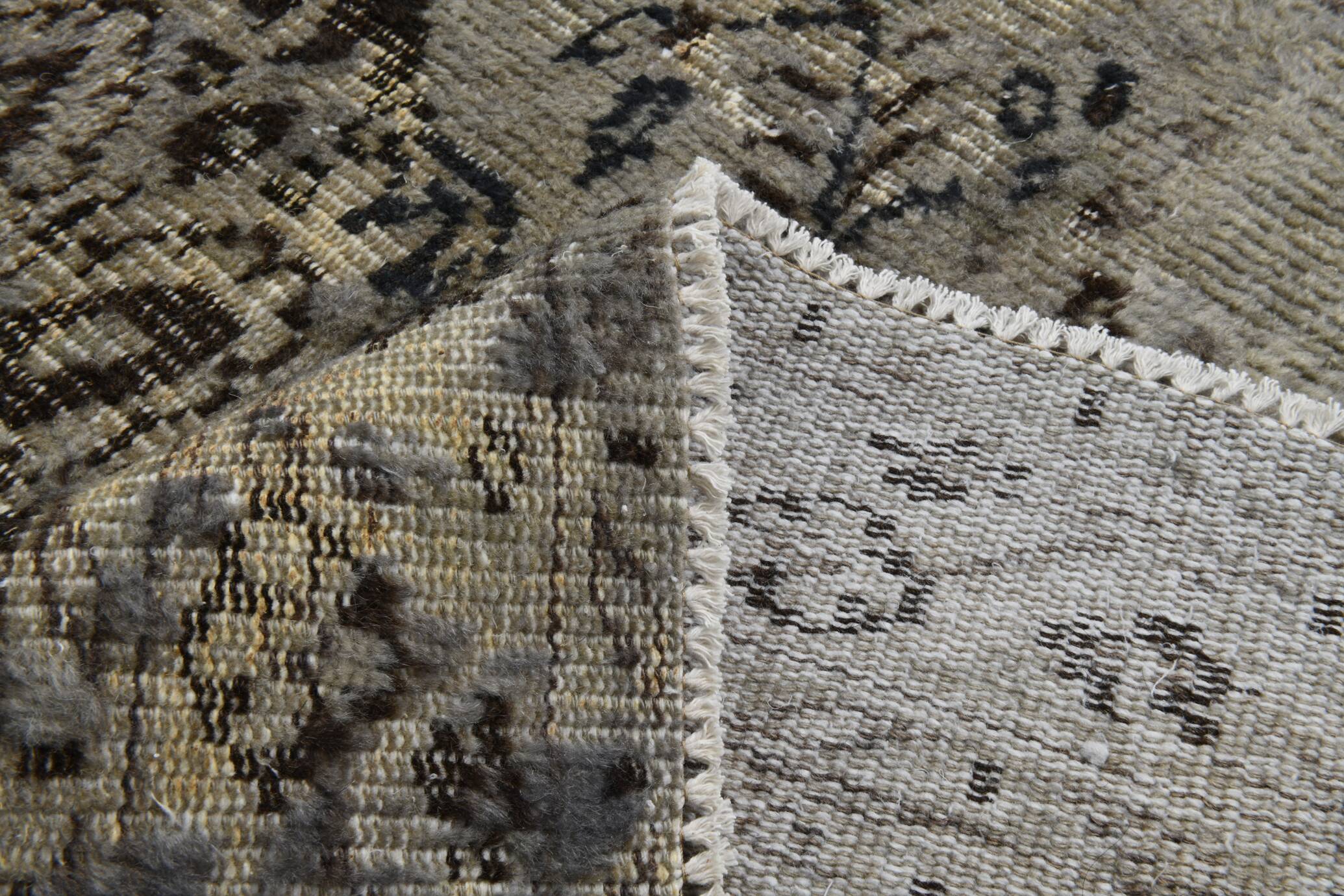 5x7 Persian Gray & Copper Oriental Style Persian Rug, 148x229Cm