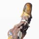 Grand Basset Hound in majolica ceramic. Italy, 1970s.