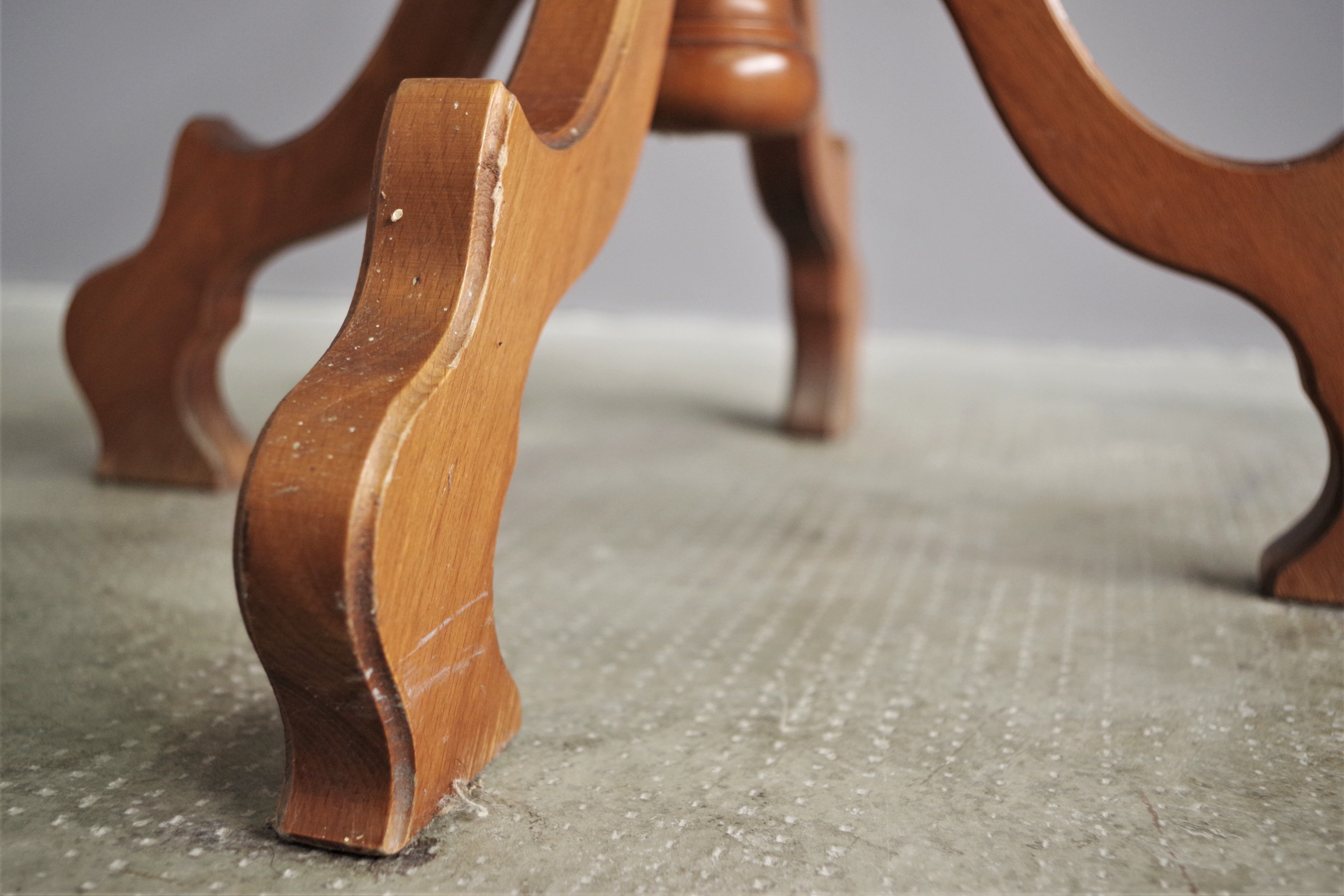 Column hanger in turned beech wood, 1970s