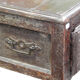 Bedside table lower locker 1 drawer old wood office 63x31x27cm