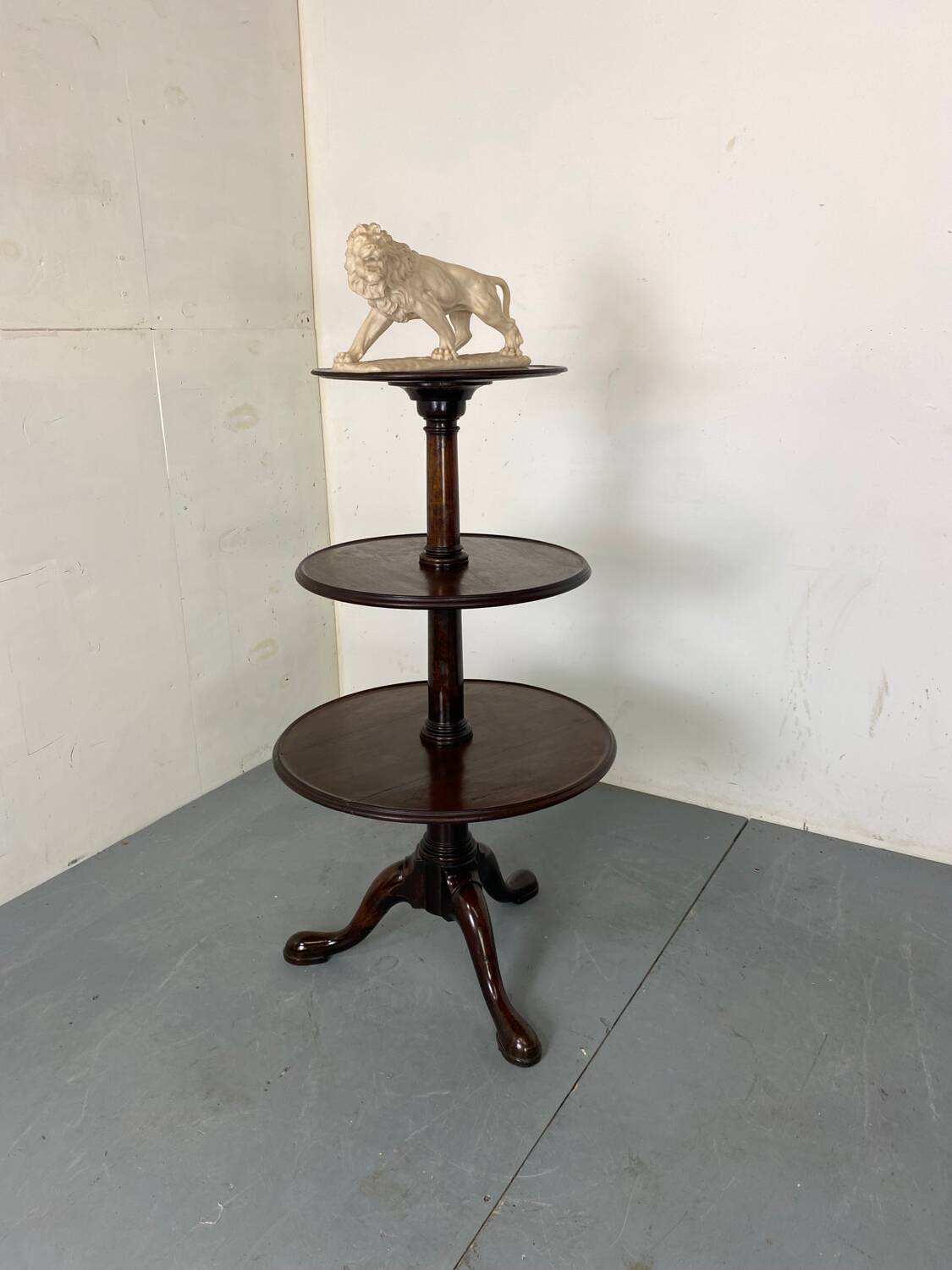 Antique Three-Tier Plant Stand