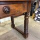 Table bureau noyer massif