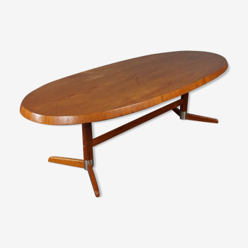Table basse ovale au design vintage