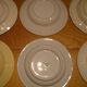 Set of 6 different hollow plates