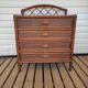 Commode vintage en rotin