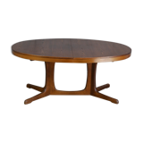 Extendable oval table baumann in elm central foot