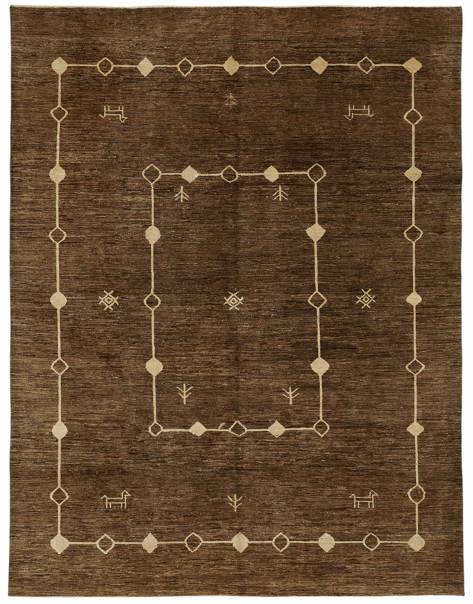 Turkish Handknotted Wool Oushak Rug 271 cm x 357 cm