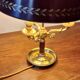 Lucien Gau Model 15033 mid century brass table lamp