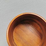 Beautiful wooden bowl in teak from Danish Kjeni 1950s.