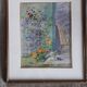 Tableau ancien représentant un paysage